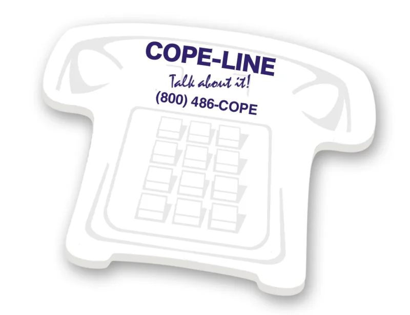 Custom Souvenir® Sticky Note™ 4" x 3" Die Cut Pad, 25 sheet — view 8
