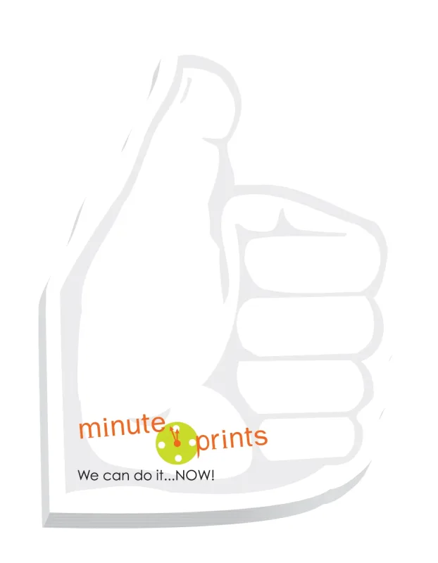 Custom Souvenir® Sticky Note™ 4" x 3" Die Cut Pad, 25 sheet — view 9
