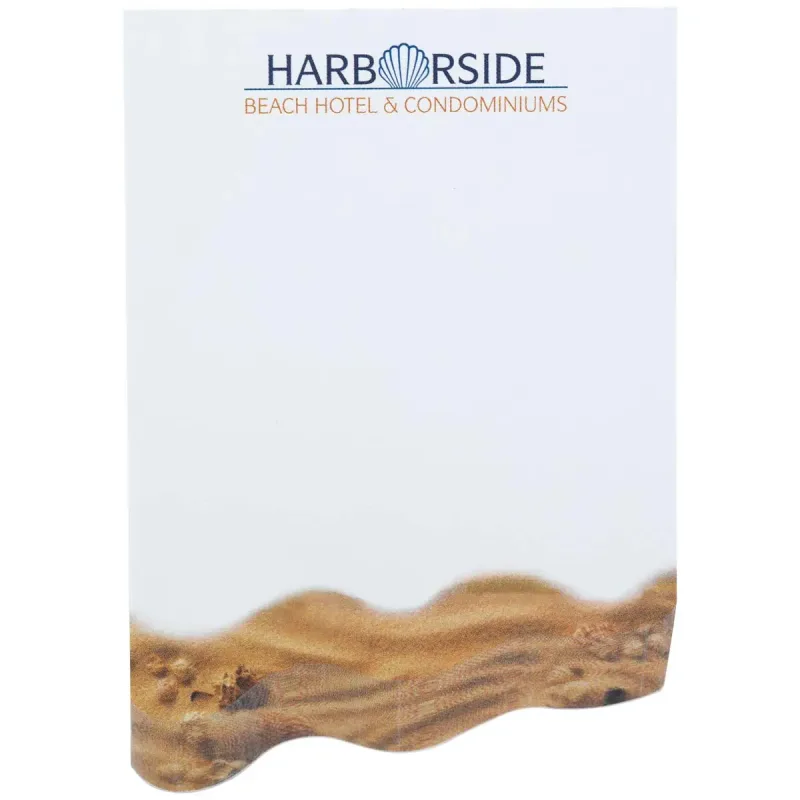 Custom Souvenir® Sticky Note™ 4" x 6" Beveled Pad — view 2