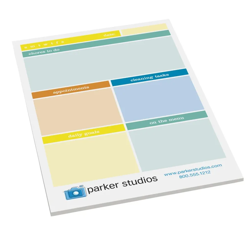 Custom Souvenir® Sticky Note™ 6" x 9" Large Pad, 25 sheet — view 2