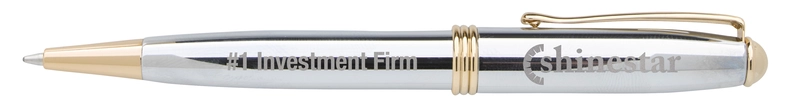 Custom Souvenir® Worthington® Chrome Ballpoint Pen