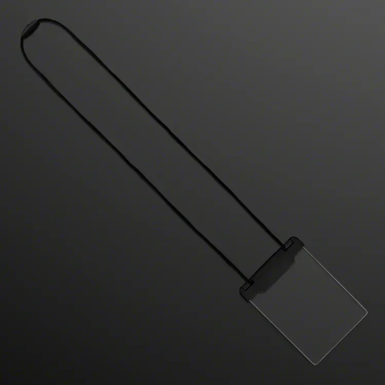 Space Glow Light Badge Necklace — view 2