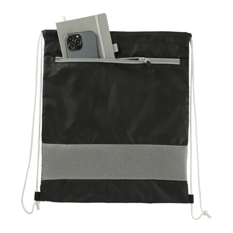 Personalized Sparks Recycled Drawstring Bag — view 2