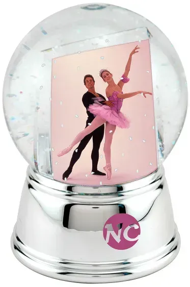 Imprinted Sphere Snow Globe