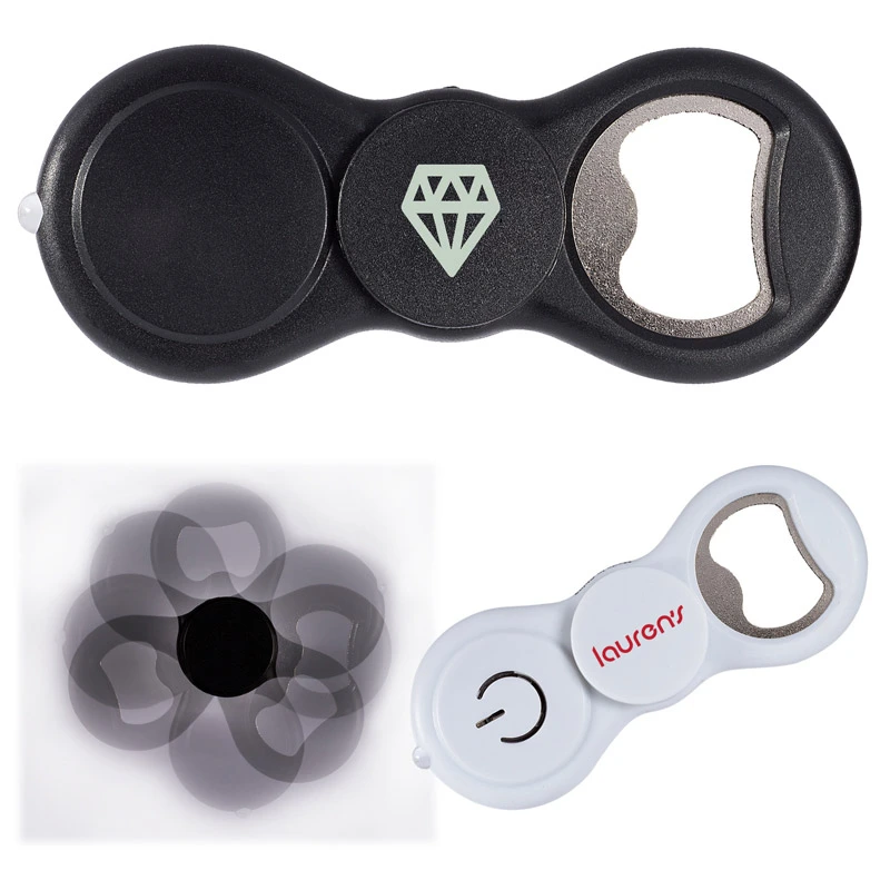 Spinner Bottle Opener with LED Light