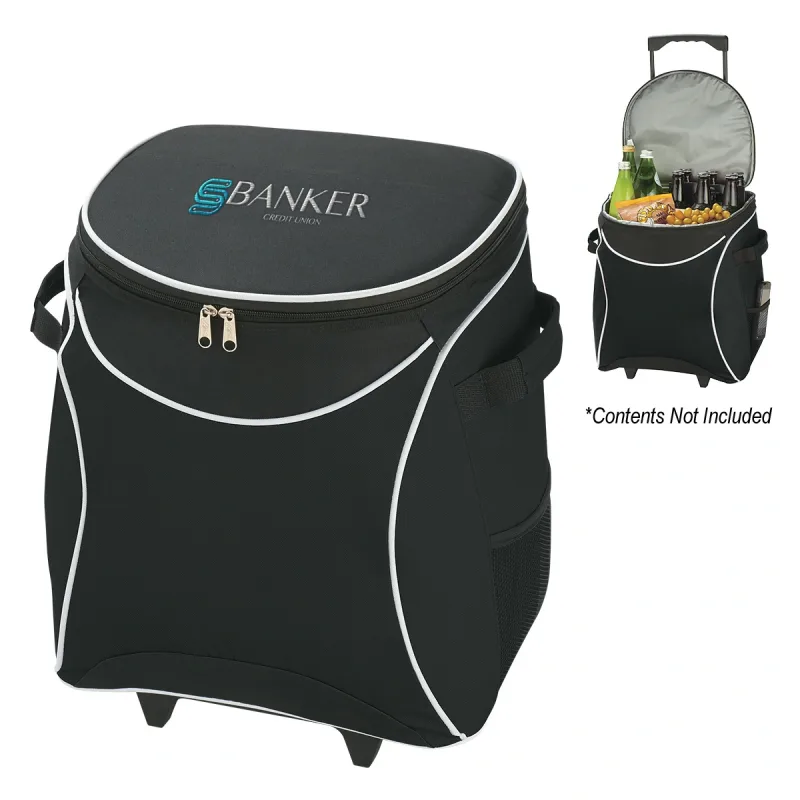 Personalized Splash Rolling Cooler — view 4