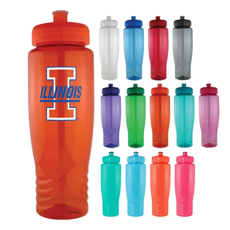 Sports Bottle - 28 Oz Plastic Fitness Water Bike Bottle