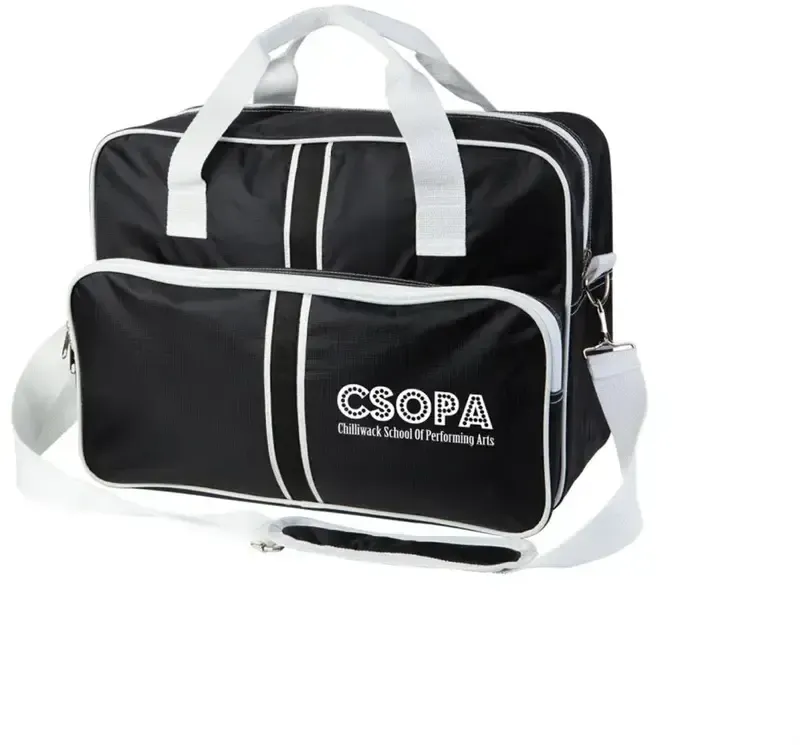 Sporty 420D Jacquard Custom Travel Bag with Padded Strap