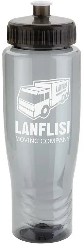 Personalized 28 oz Eco-Polyclear™ Bottle with Push-Pull Lid — view 2