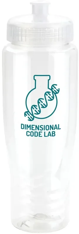 Personalized 28 oz Eco-Polyclear™ Bottle with Push-Pull Lid — view 5