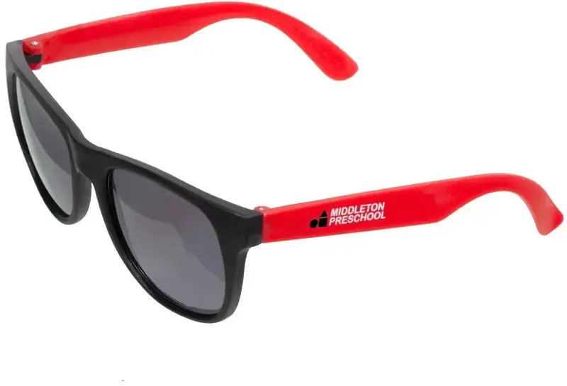 Custom Kid's Sunglasses with 2-Color Logo