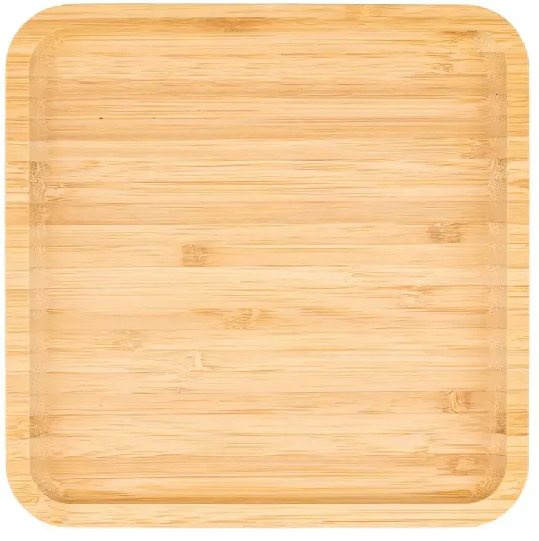 Custom Branded Square Bamboo Serving Tray — view 2