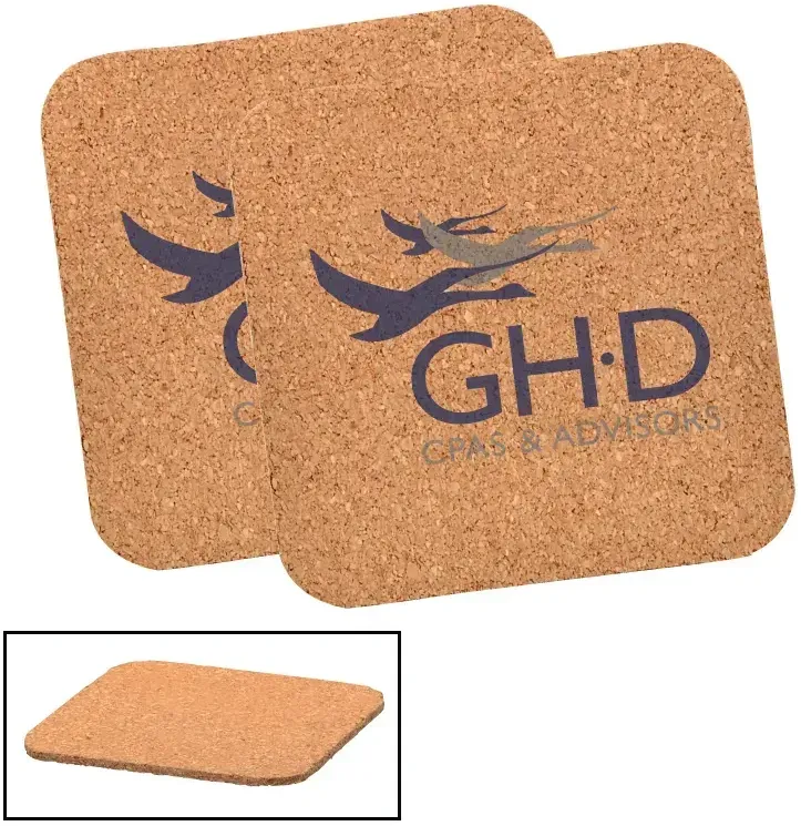 Logo Cork Coaster