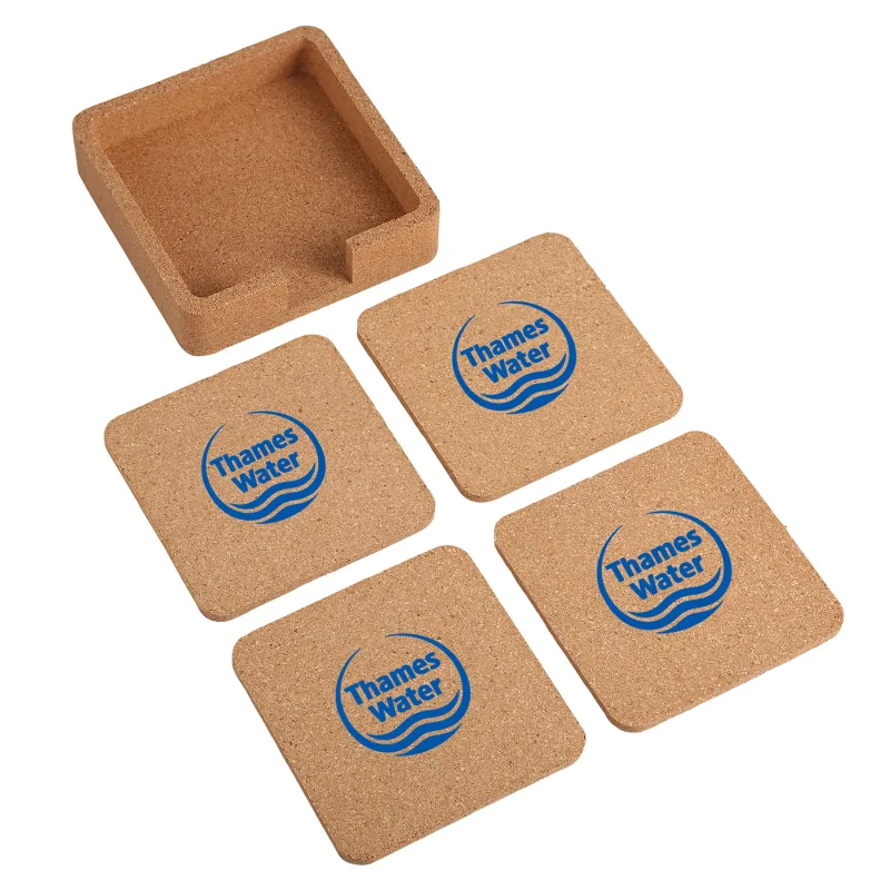 Square Cork Coaster Set — view 2