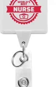 Slimlogo Dual Back Badge Reel (Square) — view 5