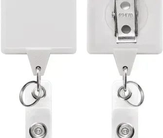 Slimlogo Dual Back Badge Reel (Square) — view 7