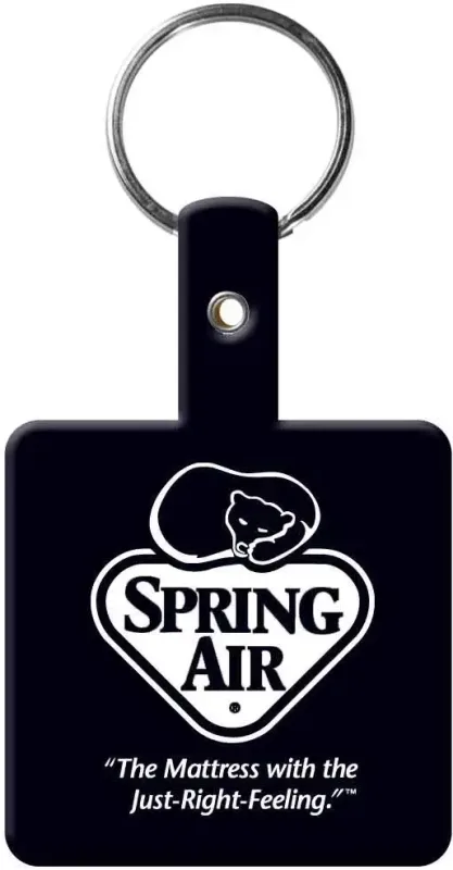 Personalized Square Flex Key Tag — view 10