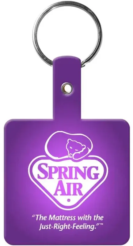 Personalized Square Flex Key Tag — view 11