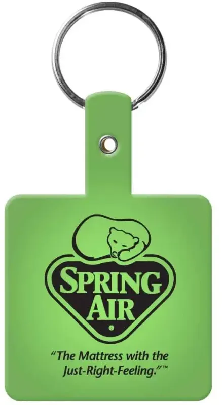 Personalized Square Flex Key Tag — view 12