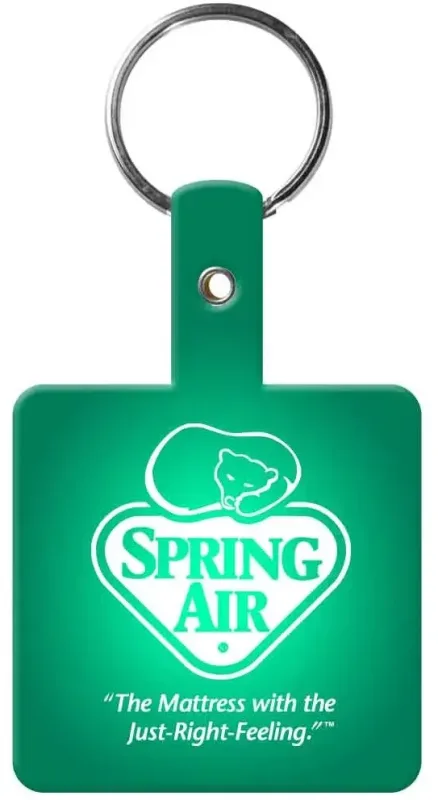 Personalized Square Flex Key Tag — view 13