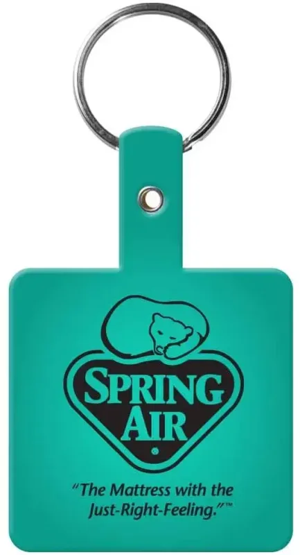 Personalized Square Flex Key Tag — view 18