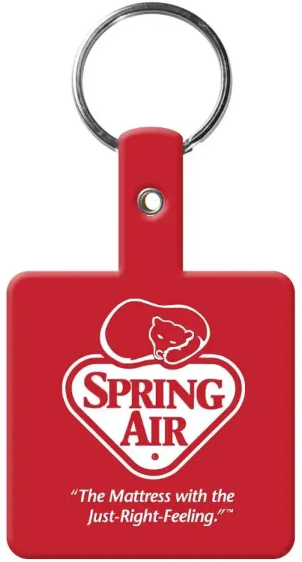 Personalized Square Flex Key Tag — view 5
