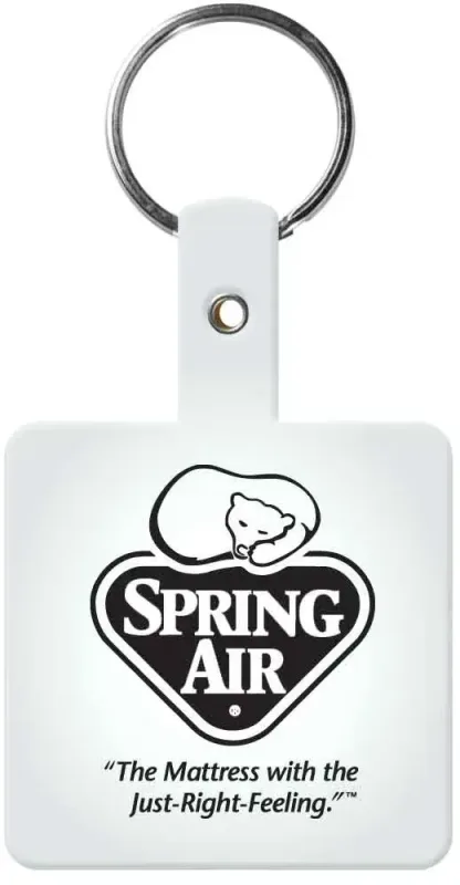 Personalized Square Flex Key Tag — view 7