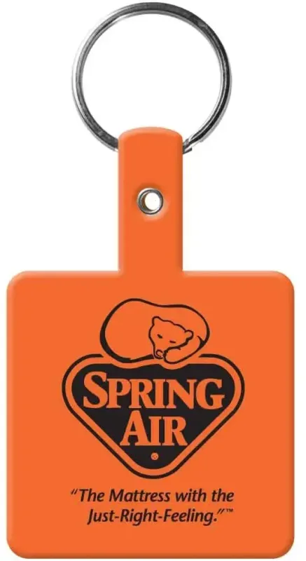 Personalized Square Flex Key Tag — view 8