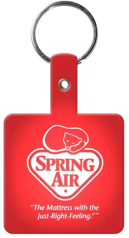 Personalized Square Flex Key Tag — view 9