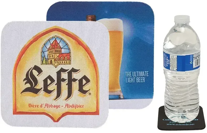 Custom Neoprene Coaster with Full Color Logo