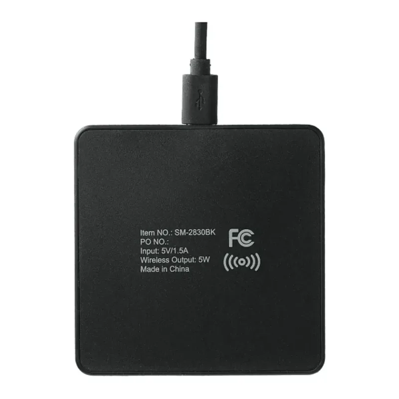 Custom Square Wireless Charging Pad — view 4