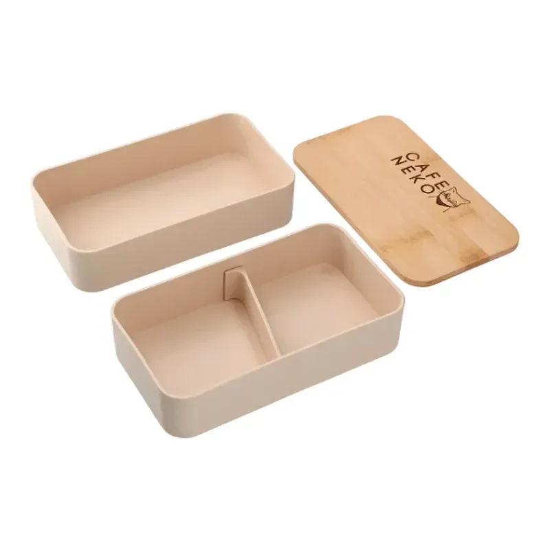 Custom Bamboo Fiber Bento Box - EcoSmart® — view 10