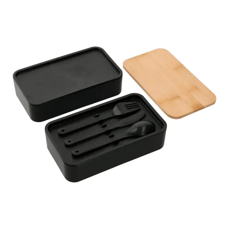 Custom Bamboo Fiber Bento Box - EcoSmart® — view 13