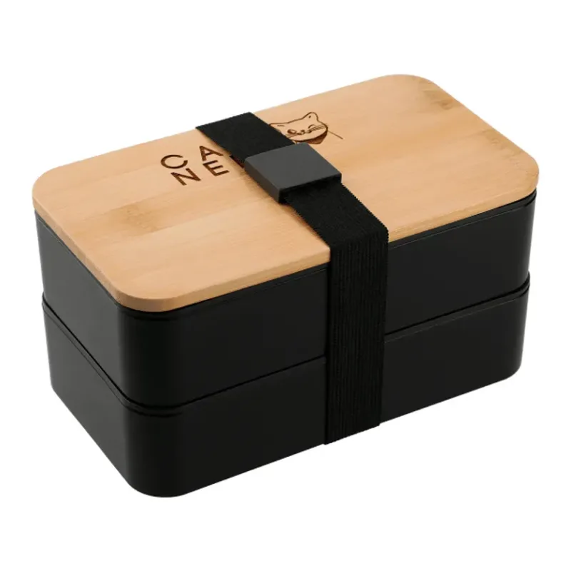 Custom Bamboo Fiber Bento Box - EcoSmart® — view 15