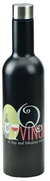 Imprinted Stainless Steel Wine Bottle