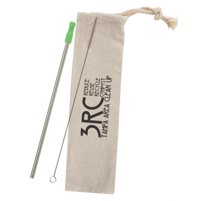 Stainless Straw Kit With Cotton Pouch — view 12