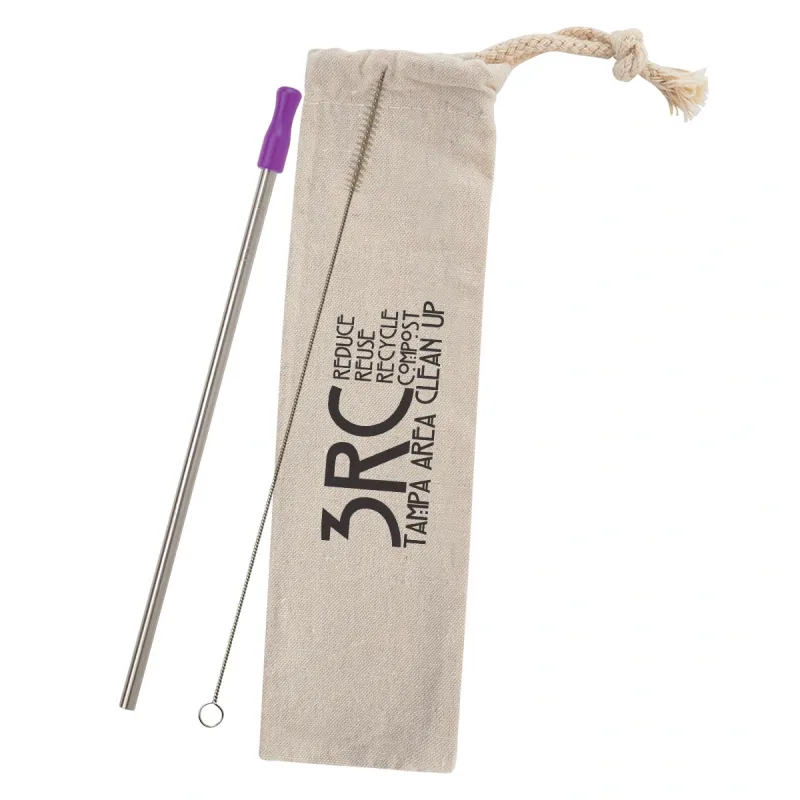 Stainless Straw Kit With Cotton Pouch — view 13