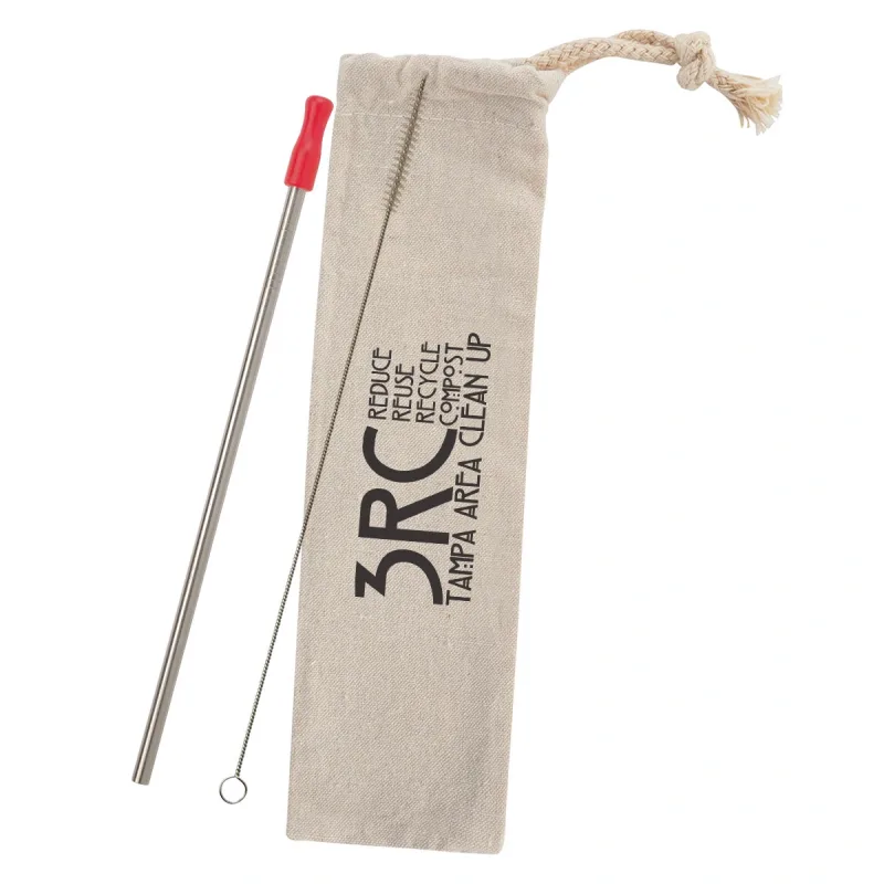 Stainless Straw Kit With Cotton Pouch — view 14