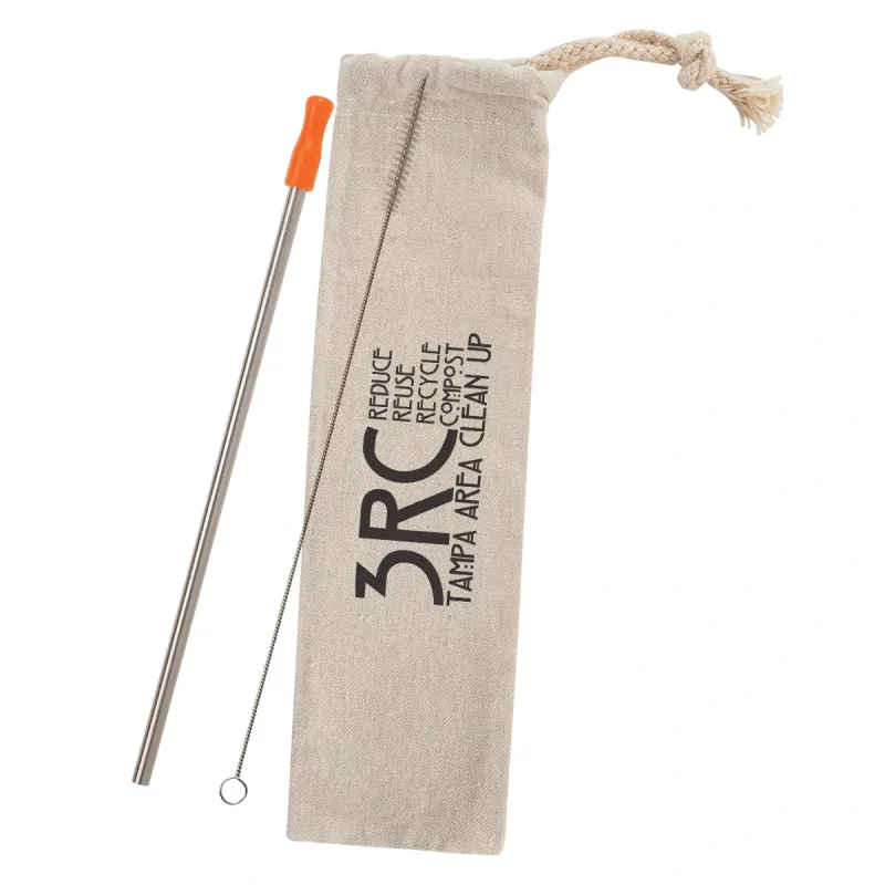 Stainless Straw Kit With Cotton Pouch — view 17
