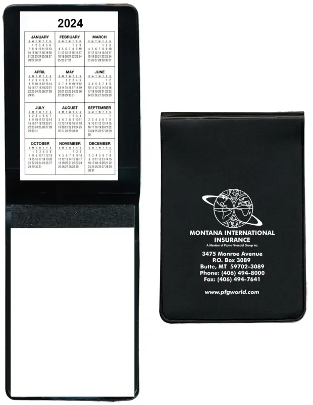 Custom Logo Vinyl Memo Book - 30 Pages — view 7