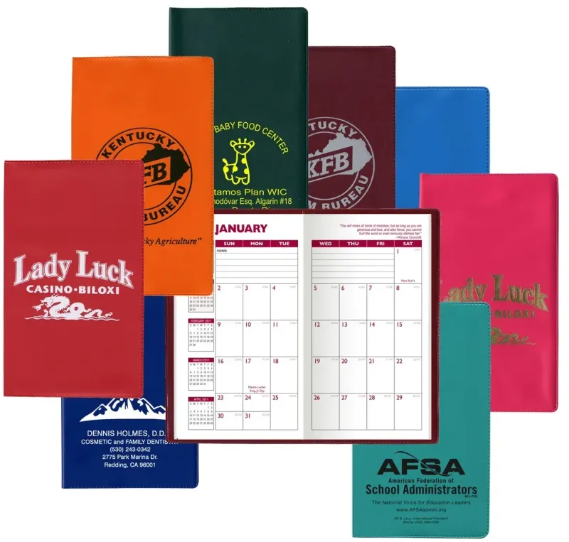 Custom Vinyl Monthly Pocket Planner — view 8