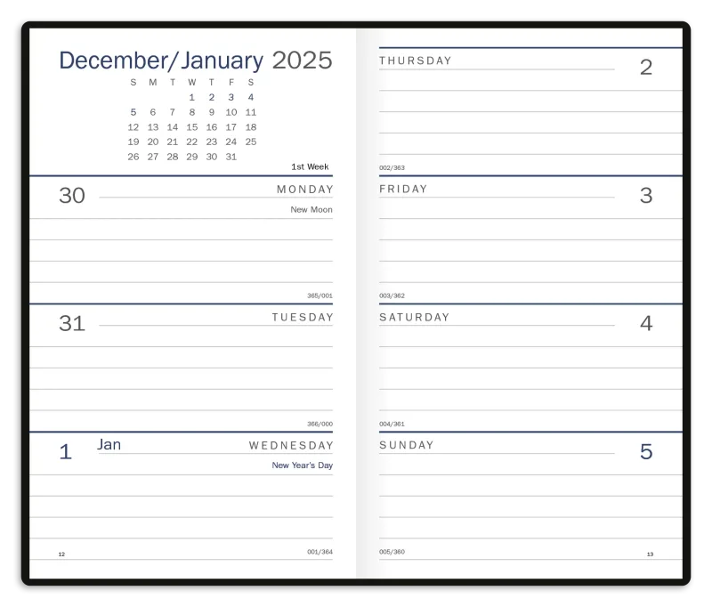 Custom Standard Weekly Pocket Planner — view 3