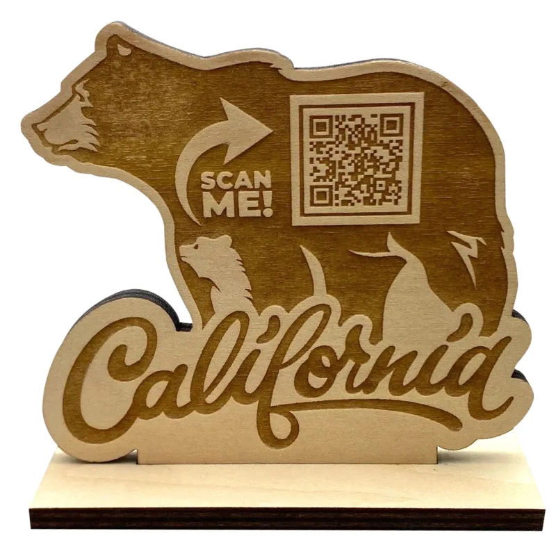 Standing Wood Sign — view 5