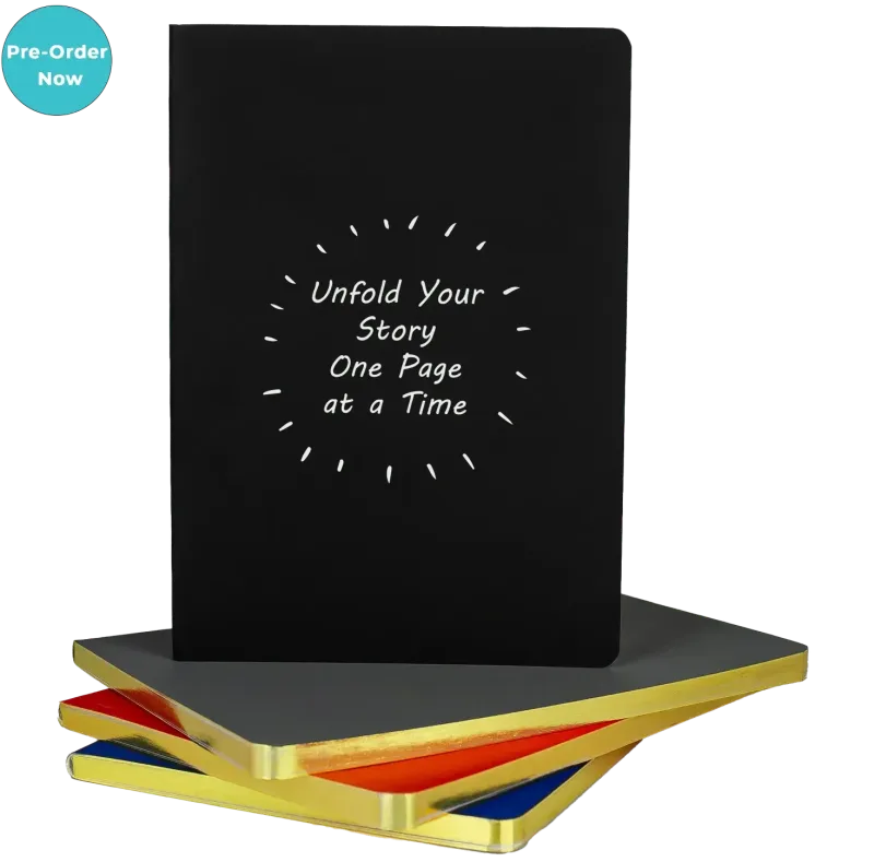 Starlight 5" X 7" Gold Edge Notebook — view 5