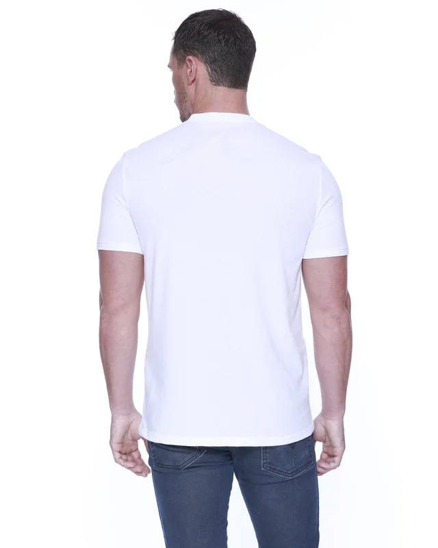 StarTee Men's CVC Henley T-Shirt