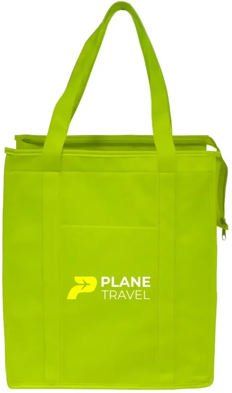 Custom Insulated Tote Bags with 2-Color Imprint — view 6