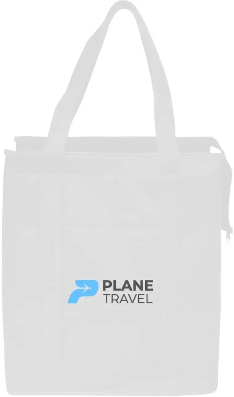Custom Insulated Tote Bags with 2-Color Imprint — view 8