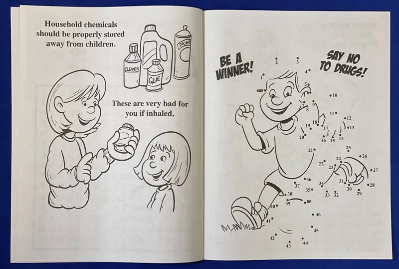 Stay Drug Free Coloring Book β view 1