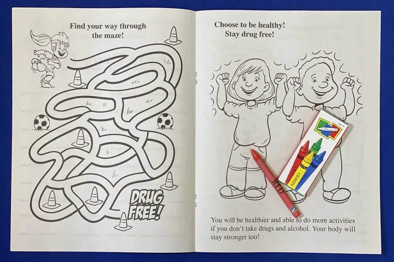Stay Drug Free Coloring Book — view 3