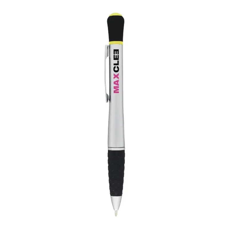 Custom Stellar Ballpoint Pen-Highlighter with Clip